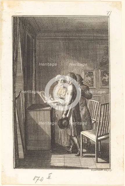 The Voyage to Paris, 1798. Creator: Daniel Nikolaus Chodowiecki.