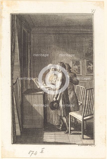 The Voyage to Paris, 1798. Creator: Daniel Nikolaus Chodowiecki.