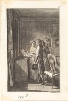 The Voyage to Paris, 1798. Creator: Daniel Nikolaus Chodowiecki