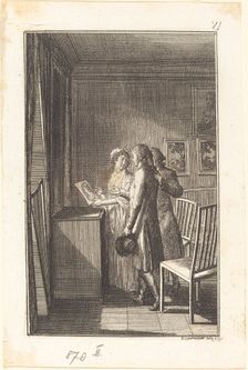 The Voyage to Paris, 1798. Creator: Daniel Nikolaus Chodowiecki