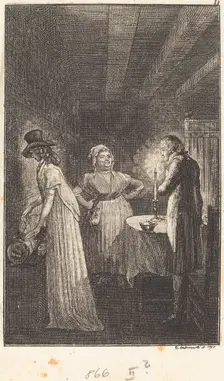 The Voyage to Paris, 1798. Creator: Daniel Nikolaus Chodowiecki
