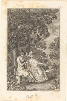 The Voyage to Paris, 1798. Creator: Daniel Nikolaus Chodowiecki