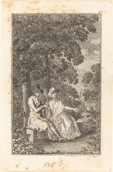 The Voyage to Paris, 1798. Creator: Daniel Nikolaus Chodowiecki