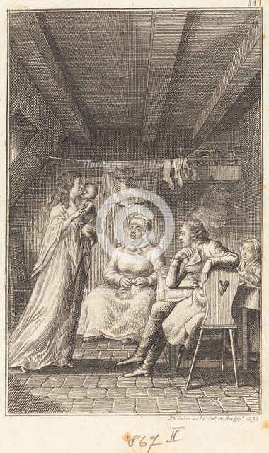 The Voyage to Paris, 1798. Creator: Daniel Nikolaus Chodowiecki.