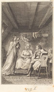 The Voyage to Paris, 1798. Creator: Daniel Nikolaus Chodowiecki
