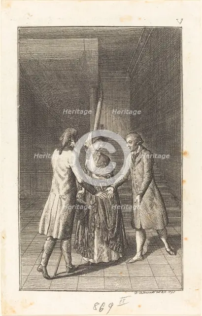 The Voyage to Paris, 1798. Creator: Daniel Nikolaus Chodowiecki.
