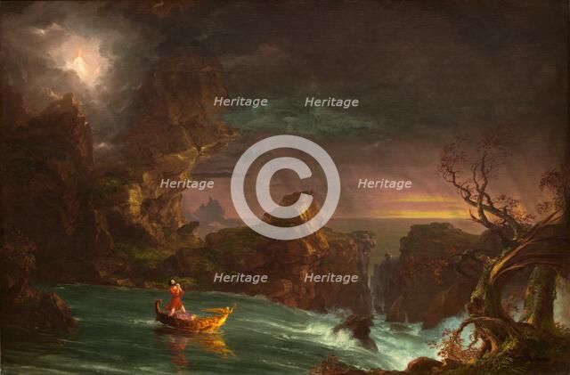 The Voyage of Life: Manhood, 1842. Creator: Thomas Cole.