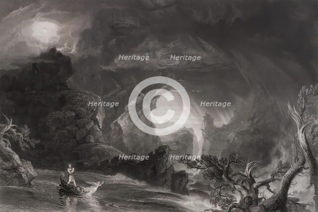 The Voyage of Life: Manhood, 1855. Creator: James Smillie.