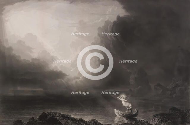 The Voyage of Life: Old Age, 1856. Creator: James Smillie.
