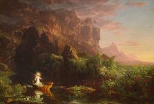 The Voyage of Life: Childhood, 1842. Creator: Thomas Cole