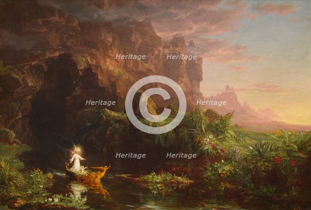 The Voyage of Life: Childhood, 1842. Creator: Thomas Cole.