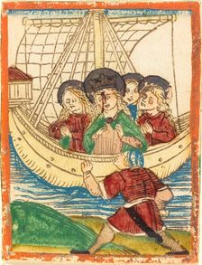 The Voyage of Saint Ursula, 1480/1490. Creator: Unknown