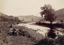 The Wye and Symond's Yat. From Rocklands, 1870s. Creator: Francis Bedford