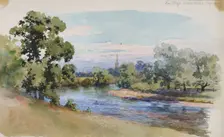 The Wye near Ross, 1899. Creator: George Elbert Burr