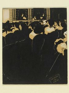 The Wagnerites, 1894. Creator: Beardsley, Aubrey