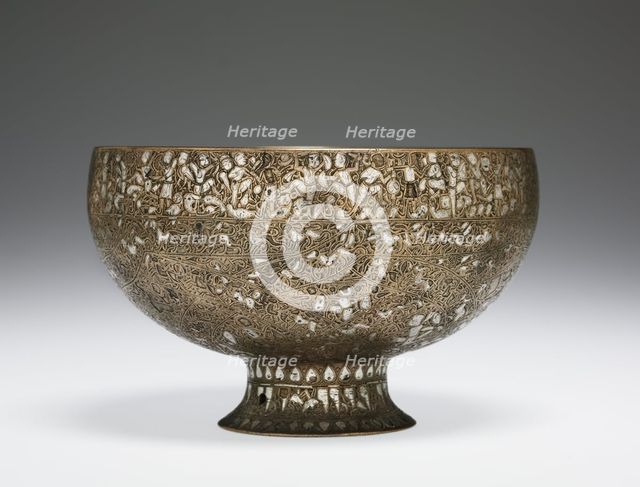 The Wade Cup with Animated Script, 1200-1221. Creator: Unknown.
