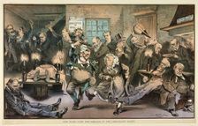 The Wake over the Remains of the Democratic Party, from Puck, n.d. Creator: Joseph Keppler