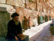 The Wailing Wall, Jerusalem 19th century. Artist: Visily Ivanovithch Navosoff