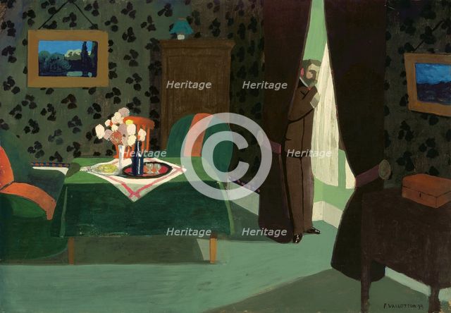 The wait, 1899. Creator: Vallotton, Felix Edouard (1865-1925).