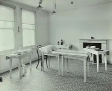 The waiting room, Norwood School treatment centre, London, 1911