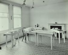 The waiting room, Norwood School treatment centre, London, 1911