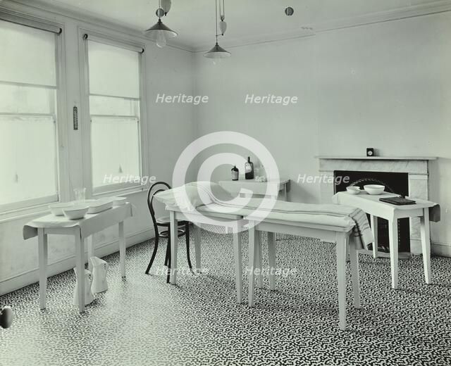 The waiting room, Norwood School treatment centre, London, 1911. Artist: Unknown.