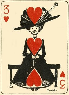 "The waiting virgin", from the three of hearts 1910. Creator: John Hassall