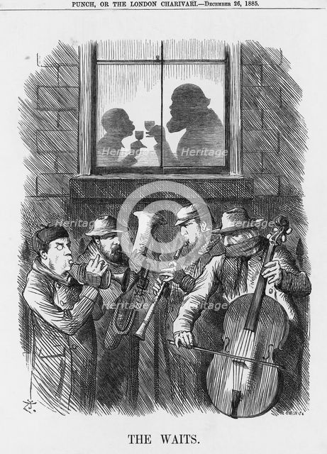 'The Waits', 1885. Creator: Joseph Swain.