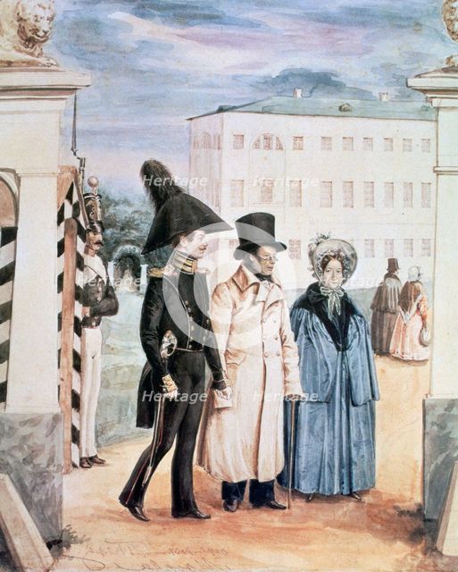 'The Walk', 1837. Artist: Pavel Andreevich Fedotov