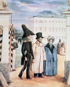 The Walk 1837. Artist: Pavel Andreevich Fedotov