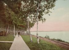 The Walk at We-Que-Ton-Sing, Michigan, c1900. Creator: Unknown