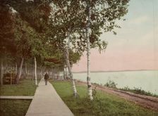 The Walk at We-Que-Ton-Sing, Michigan, c1900. Creator: Unknown