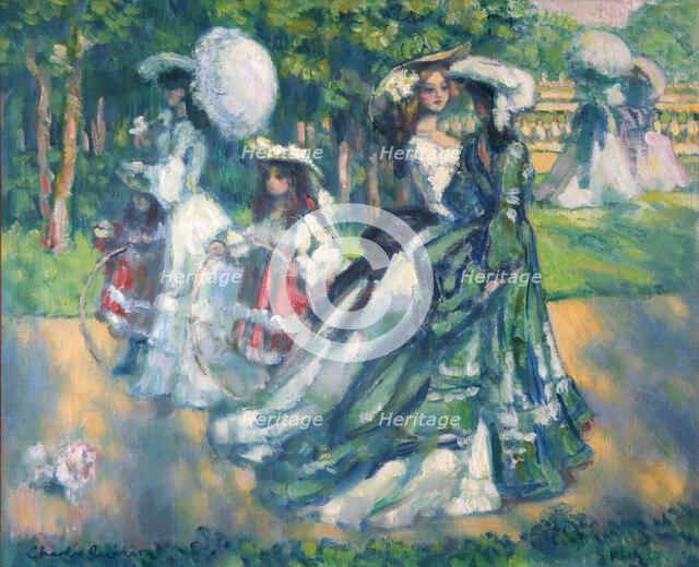 The Walk in Park, 1902. Artist: Guérin, Charles (1875-1939)