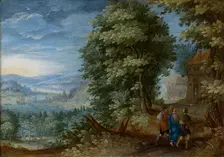 The Walk to Emmaus, c1600. Creator: Flemish Master