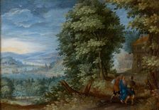 The Walk to Emmaus, c1600. Creator: Flemish Master