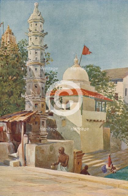 'The Walkeshwar Temple, Bombay, c1880 (1905). Creator: Alexander Henry Hallam Murray.