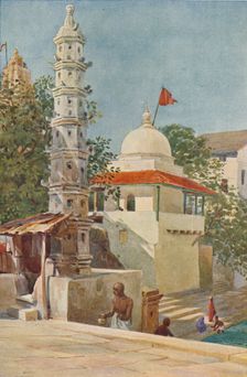 The Walkeshwar Temple, Bombay, c1880 (1905). Creator: Alexander Henry Hallam Murray