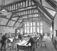 'The Walker Engineering Laboratories at Liverpool; The Drawing Hall 1890. Creator: Unknown