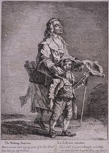 The Walking Stationer Cries of London, 1760. Artist: Paul Sandby
