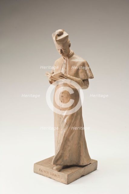 The Walking Priest (Father Turner), 1903. Creator: Samuel Murray.