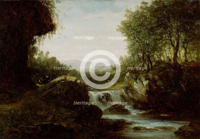 The Walking Tour, between 1847 and 1851. Creator: John Frederick Kensett.