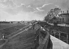 The Wall and Roodee, Chester c1896. Artist: Catherall & Pritchard
