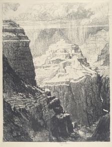 The Walled City, 1912. Creator: Joseph Pennell