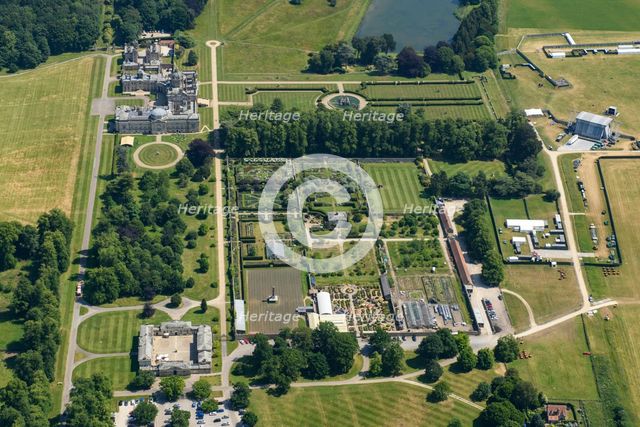The walled garden and stables at Castle Howard, North Yorkshire, 2022. Creator: Emma Trevarthen.