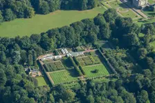 The walled kitchen garden at Dalton Hall, East Riding of Yorkshire, 2024. Creator: Robyn Andrews