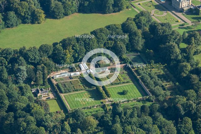 The walled kitchen garden at Dalton Hall, East Riding of Yorkshire, 2024. Creator: Robyn Andrews.