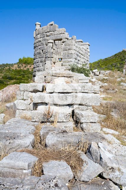 The walls of Messene, Greece. Creator: Samuel Magal.