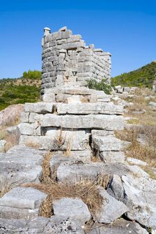 The walls of Messene, Greece. Creator: Samuel Magal