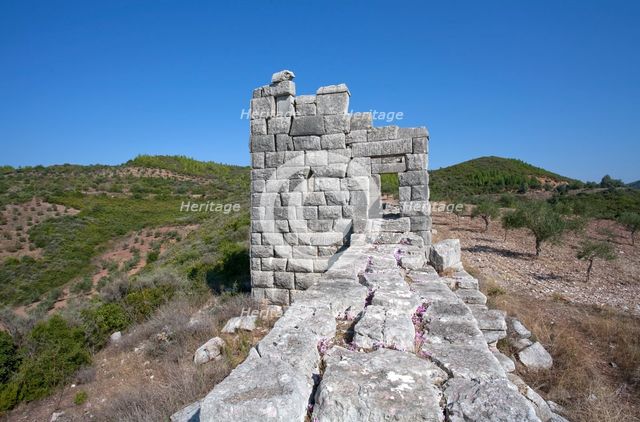 The walls of Messene, Greece. Creator: Samuel Magal.