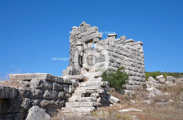 The walls of Messene, Greece. Creator: Samuel Magal.